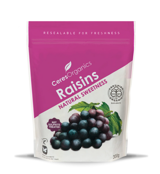 Ceres Organic Raisins 300g