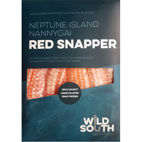 Wild South Seafood Neptune Island Red Snapper Wild 280g