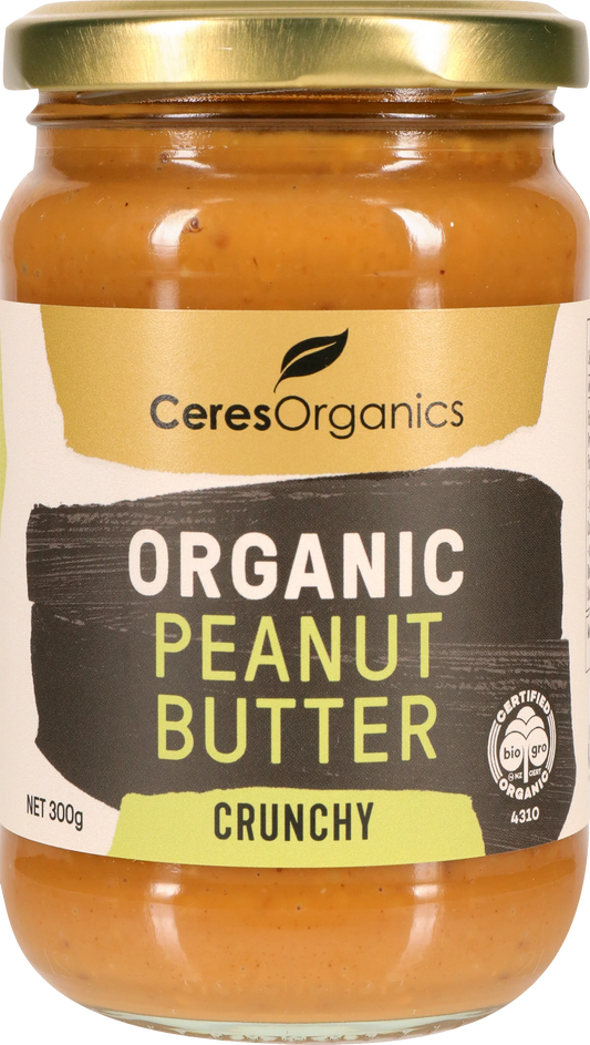 Ceres Organic Peanut Butter Crunchy 300g