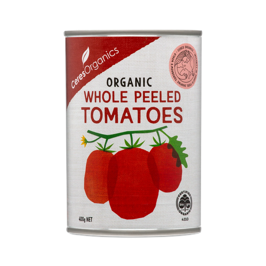 Ceres Organic Whole Peeled Tomatoes 400g