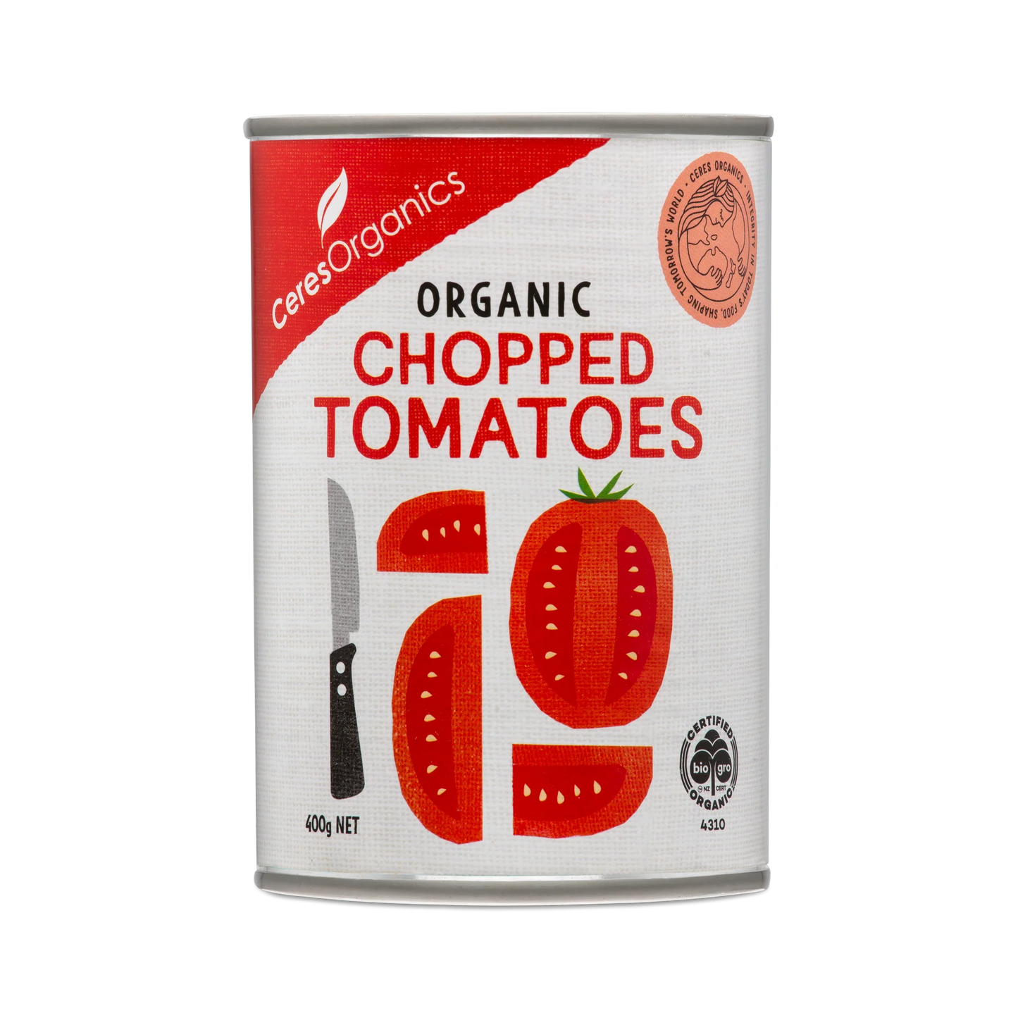 Ceres Organic Chopped Tomatoes 400g