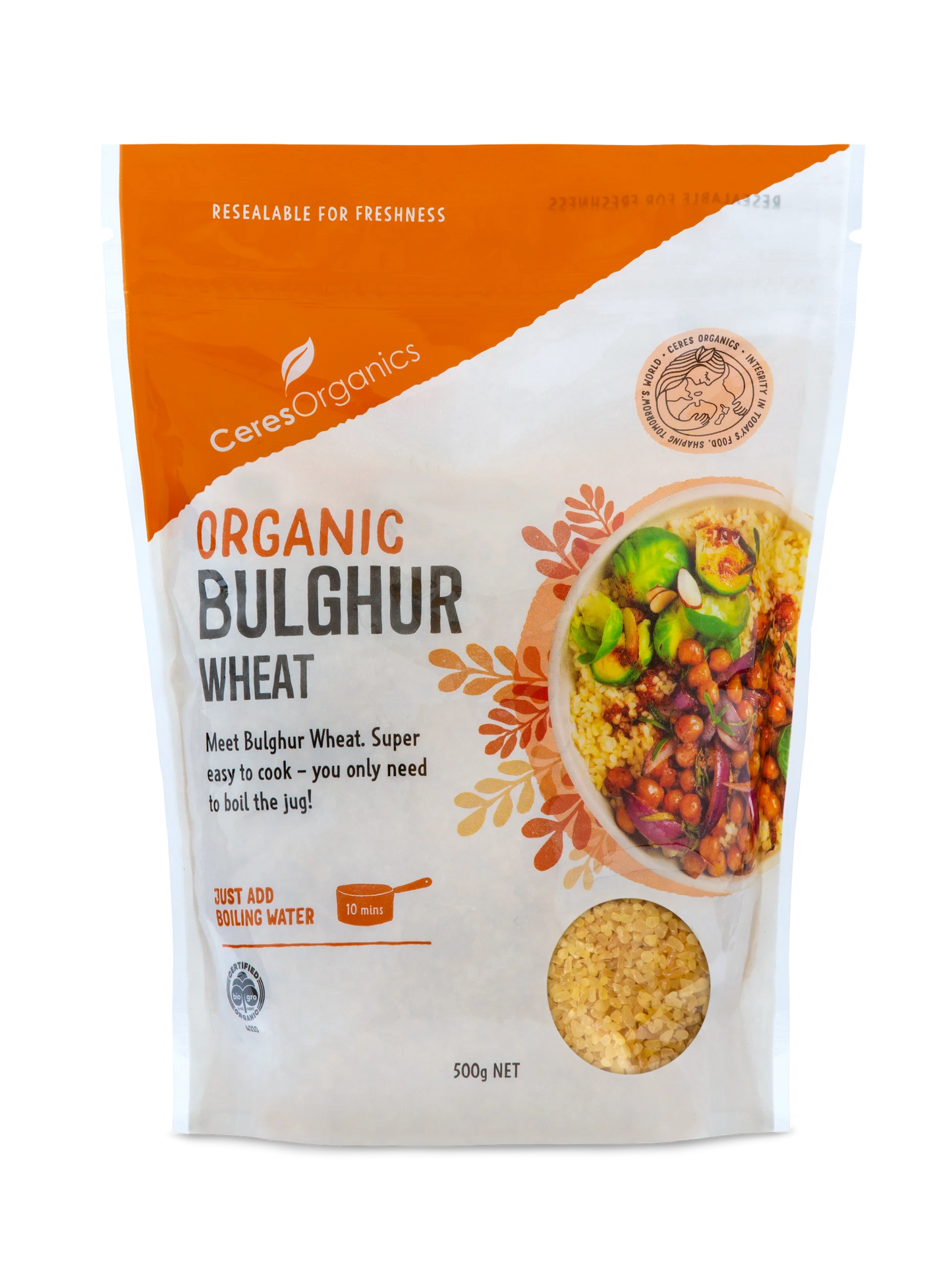 Ceres Organic Organic Bulghur Wheat 500g