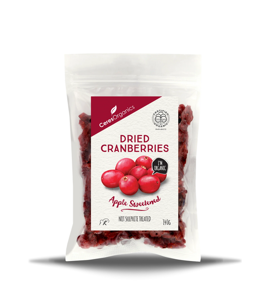 Ceres Organic Dried Cranberries 140g