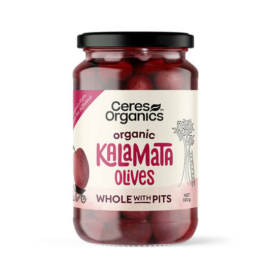 Ceres Organic Kalamata Olives Whole 320g