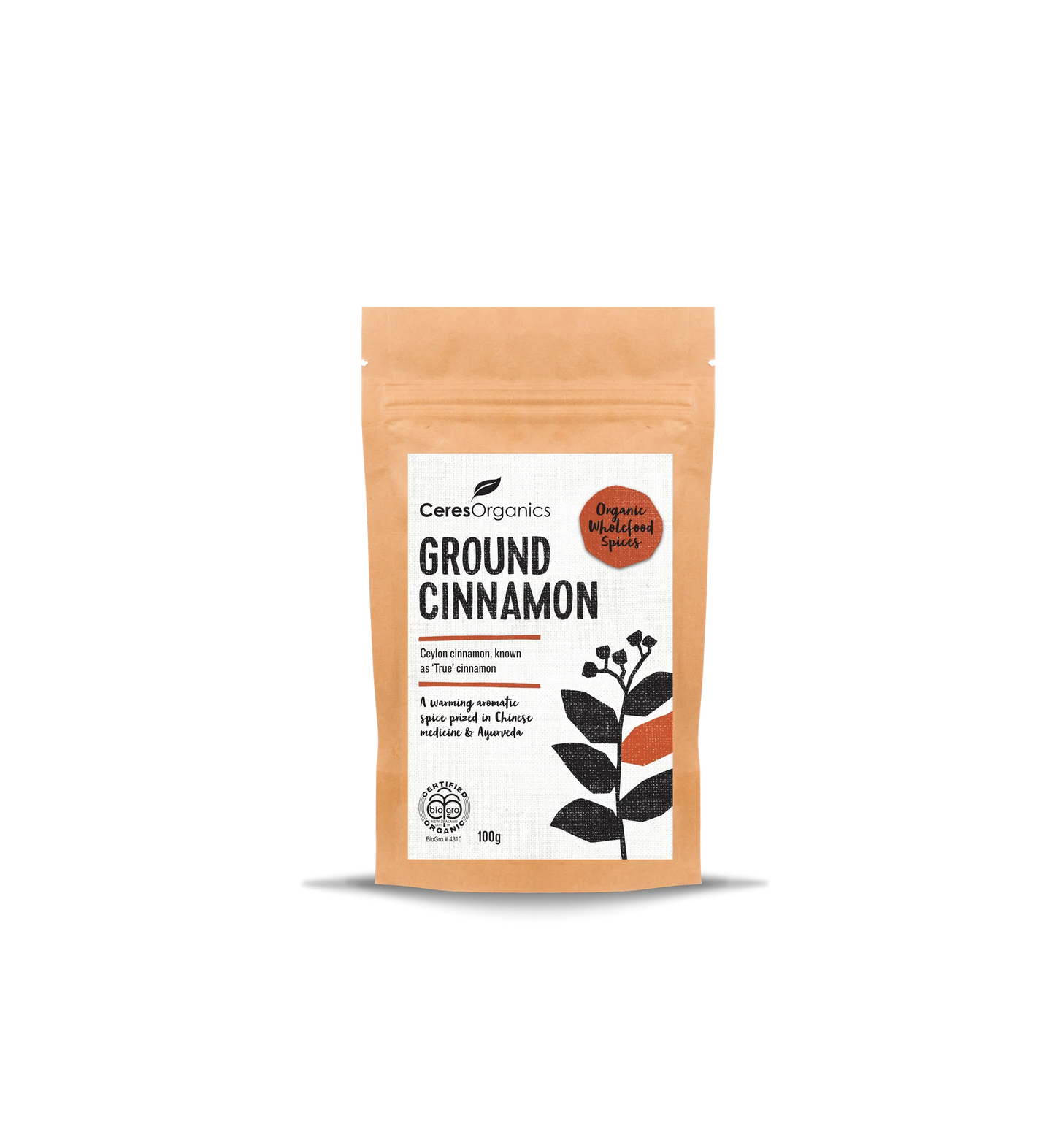 Ceres Organic Ground Ceylon Cinnamon 100g