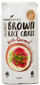 Ceres Organic Brown Rice Cakes With Quinoa 110g