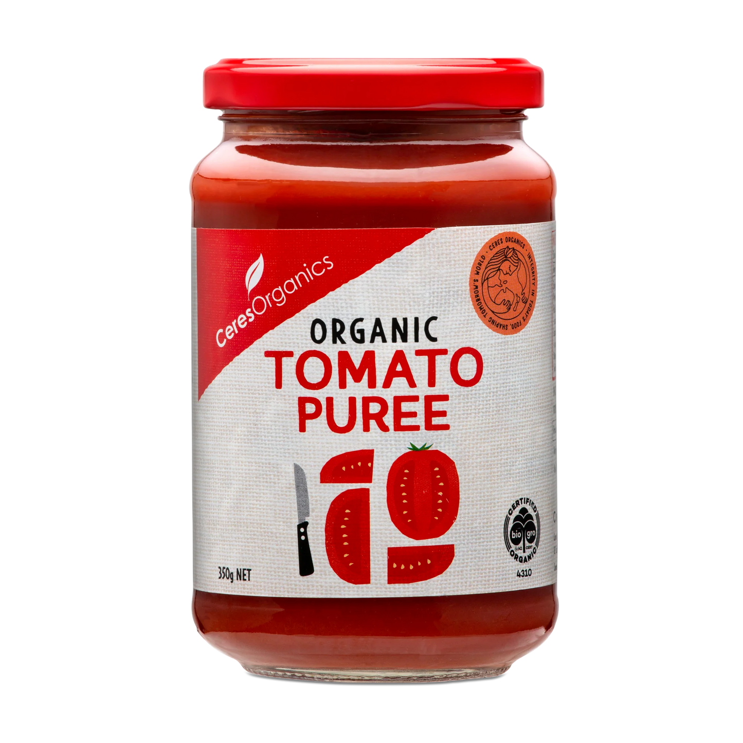 Ceres Organic Tomato Puree 350g