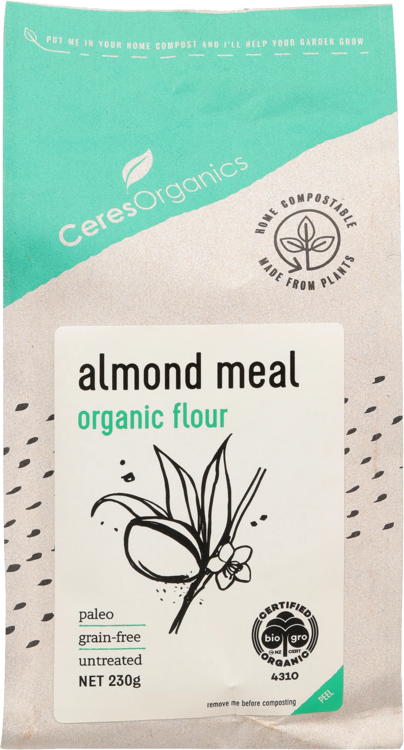 Ceres Organic Almond Meal Organic Flour 230g