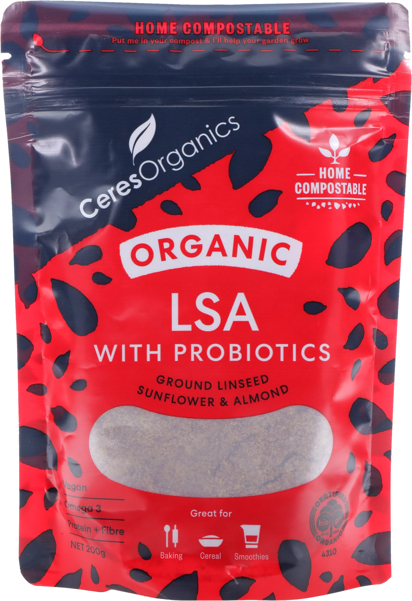 Ceres Organic LSA with Probiotic 200g