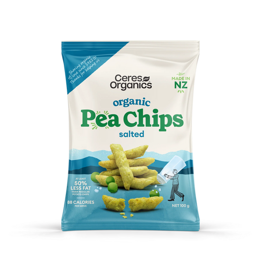 Ceres Organic Pea Chips Salted 100g