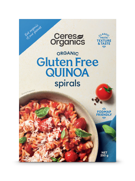 Ceres Organic Gluten Free Quinoa Spirals 250g