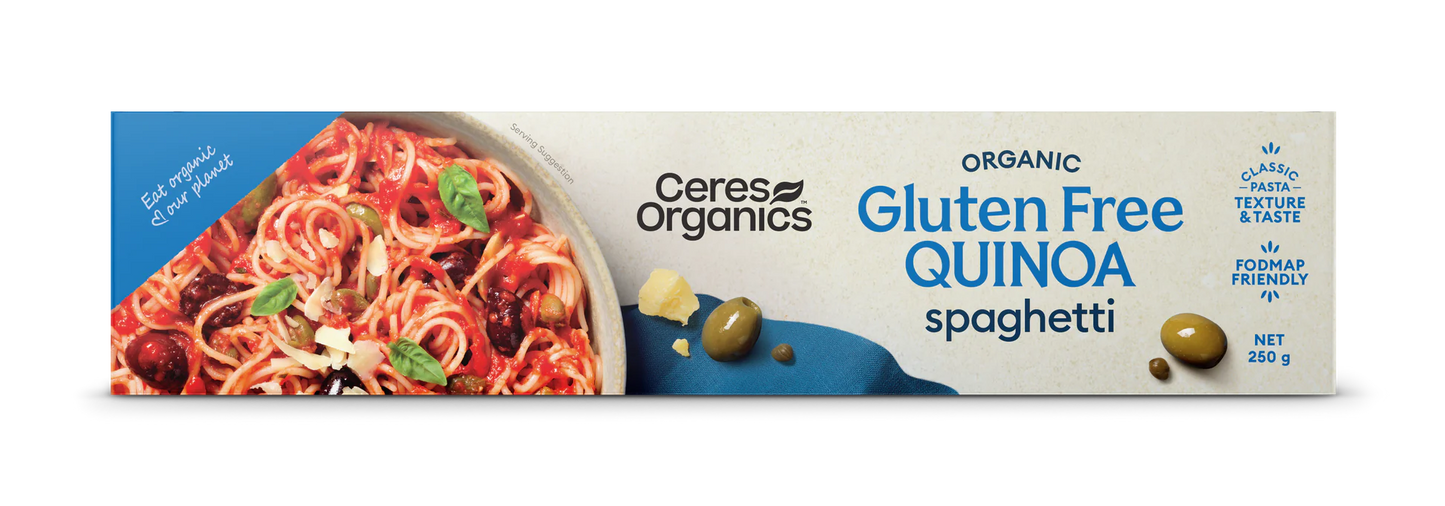 Ceres Organic Gluten Free Quinoa Spaghetti 250g