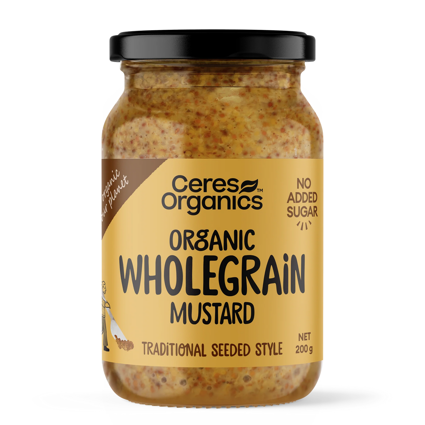 Ceres Organic Wholegrain Mustard 200g