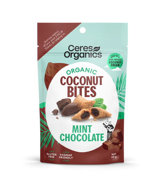 Ceres Organic Coconut Bites Mint Chocolate 60g