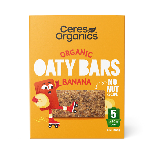 Ceres Organic Oaty Bars Banana 100g (5 x 20g)