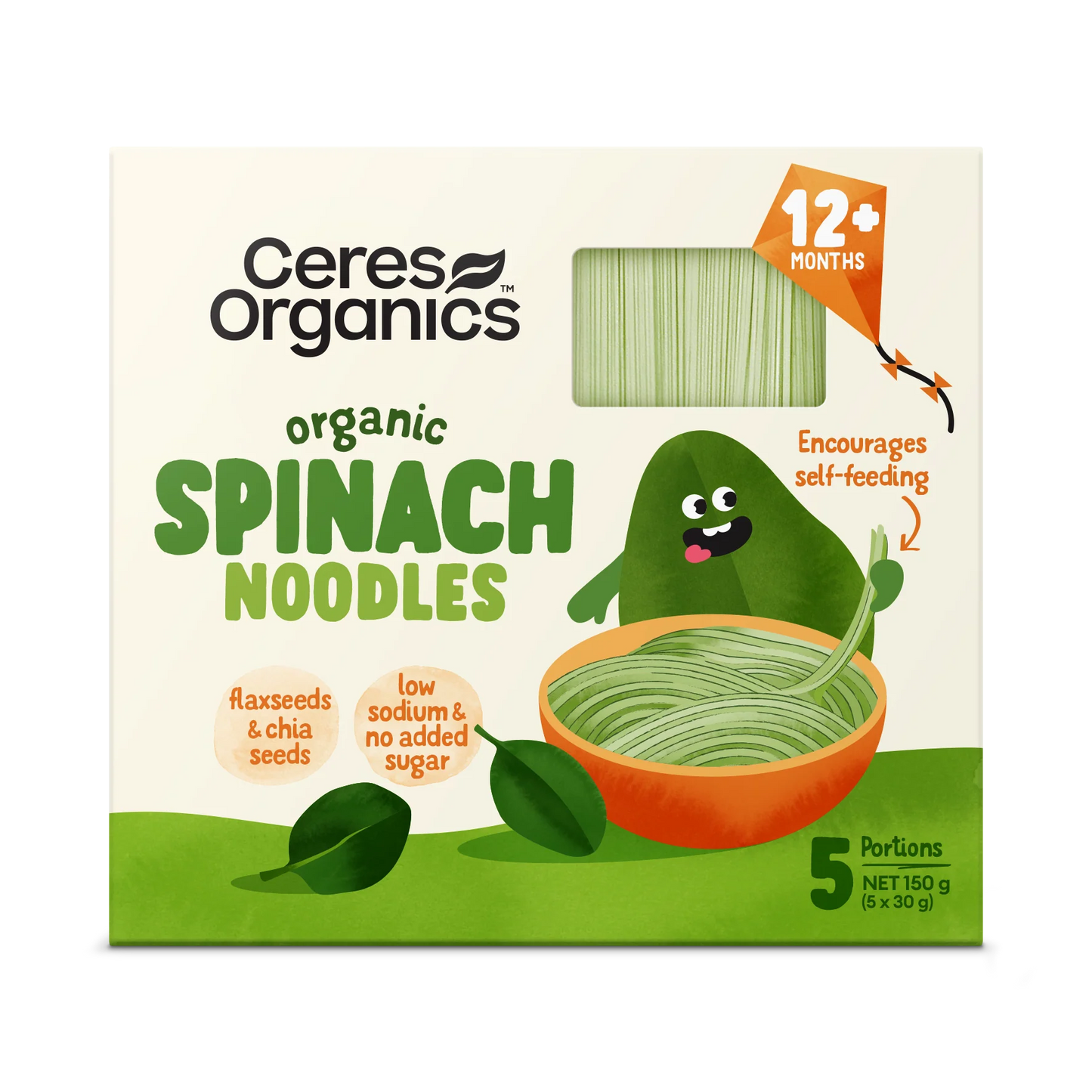 Ceres Organic Baby Spinach Noodles 5 Pack