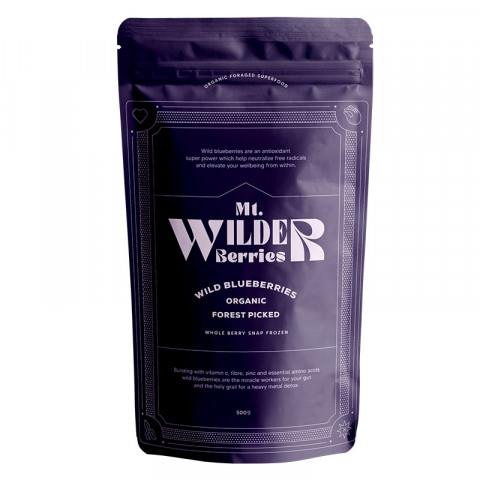 Mt. Wilder Organic Frozen Wild Blueberries 500g