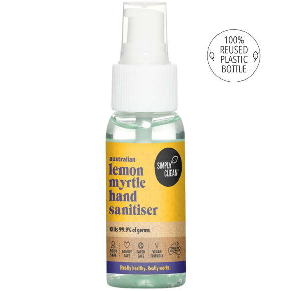 SimplyClean Hand Sanitiser Lemon Myrtle 50ml