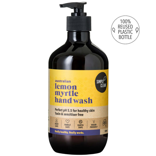 SimplyClean Hand Wash Lemon Myrtle 500ml