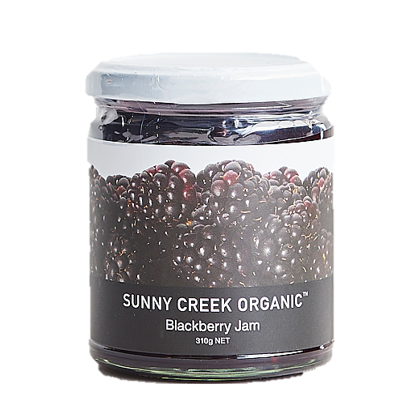 Sunny Creek Organic Blackberry Jam 310g