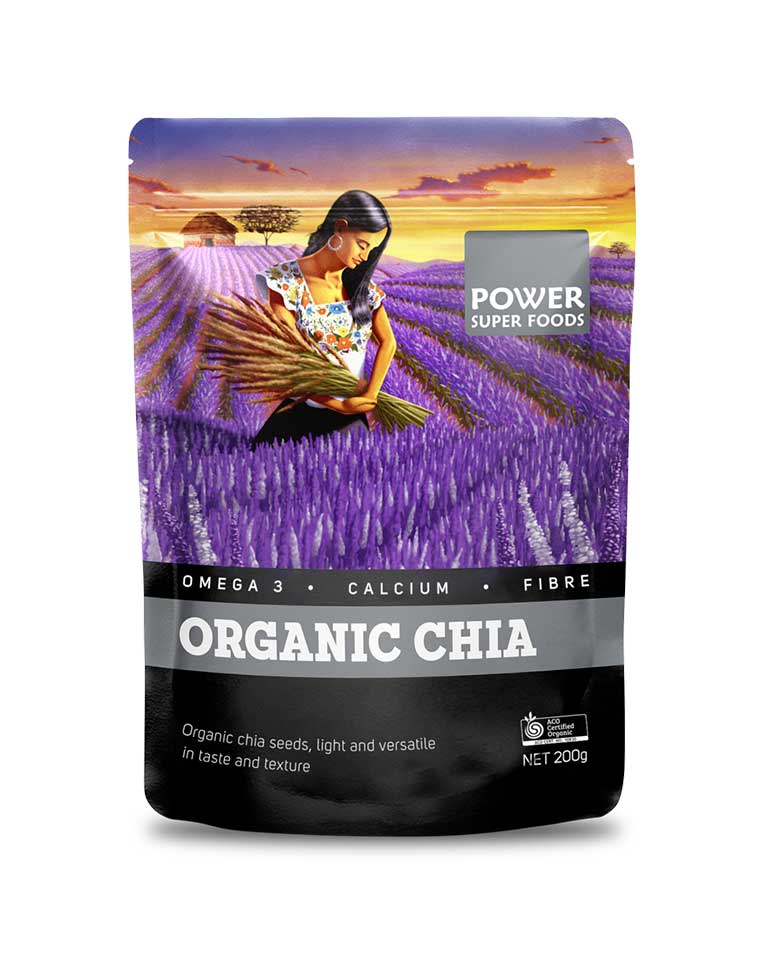 Power Super Foods Organic Chia Seeds 200g