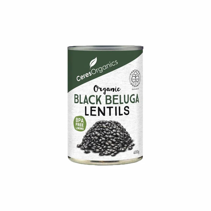 Ceres Organic Black Beluga Lentils 400g