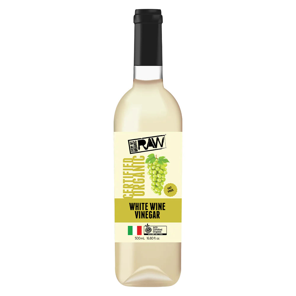 Every Bit Organic RAW White Wine Vinegar 500ml