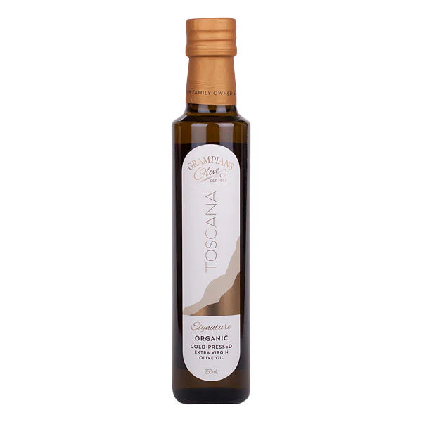 Grampians Olive Co Signature Organic Extra Virgin Olive Oil 250ml