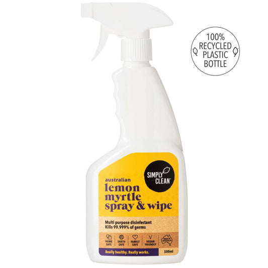 SimplyClean Spray & Wipe Lemon Myrtle 500ml