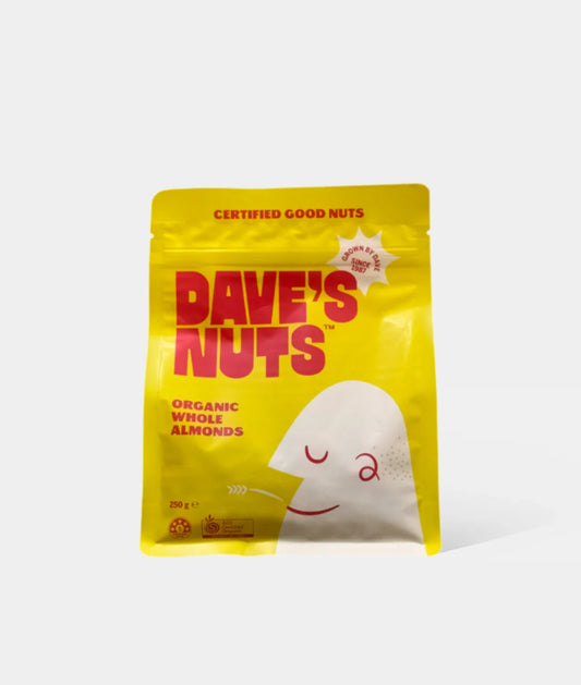 Dave's Nuts Organic Australian Almonds 250g