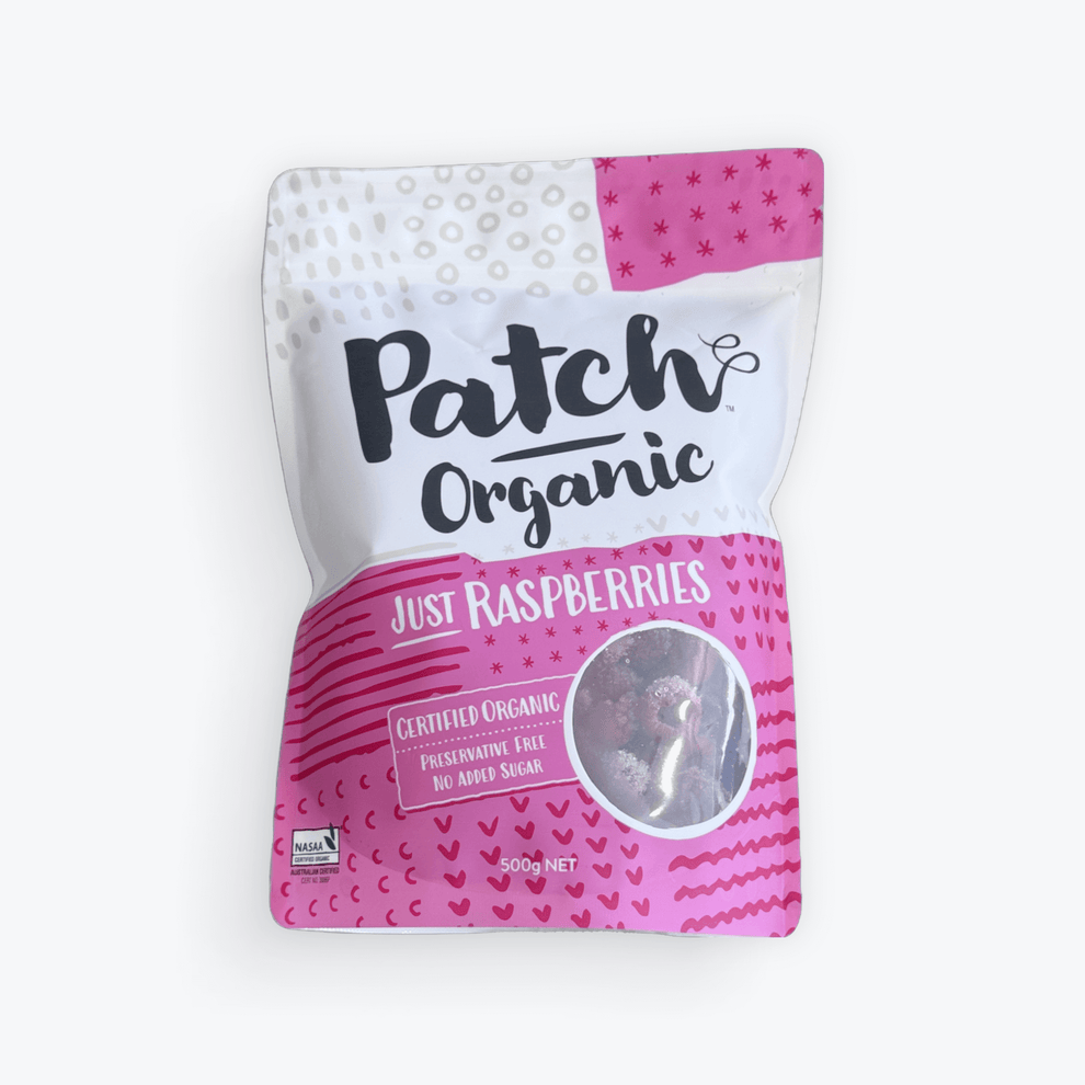 Patch Organic Raspberries 500g – Camberwell Wholefoods