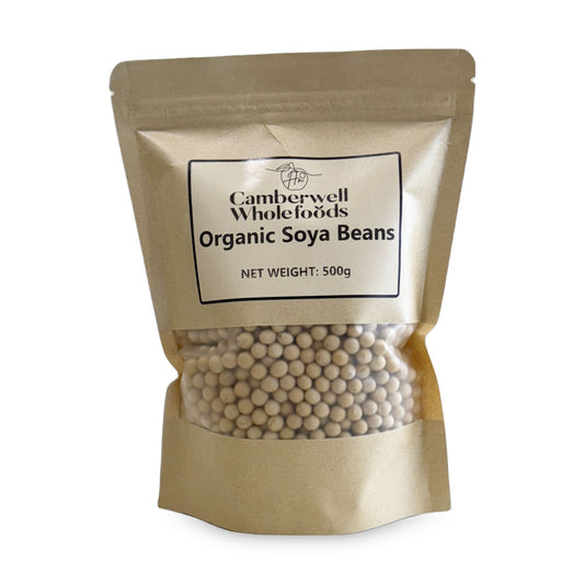 CW Organic Soya Beans 500g