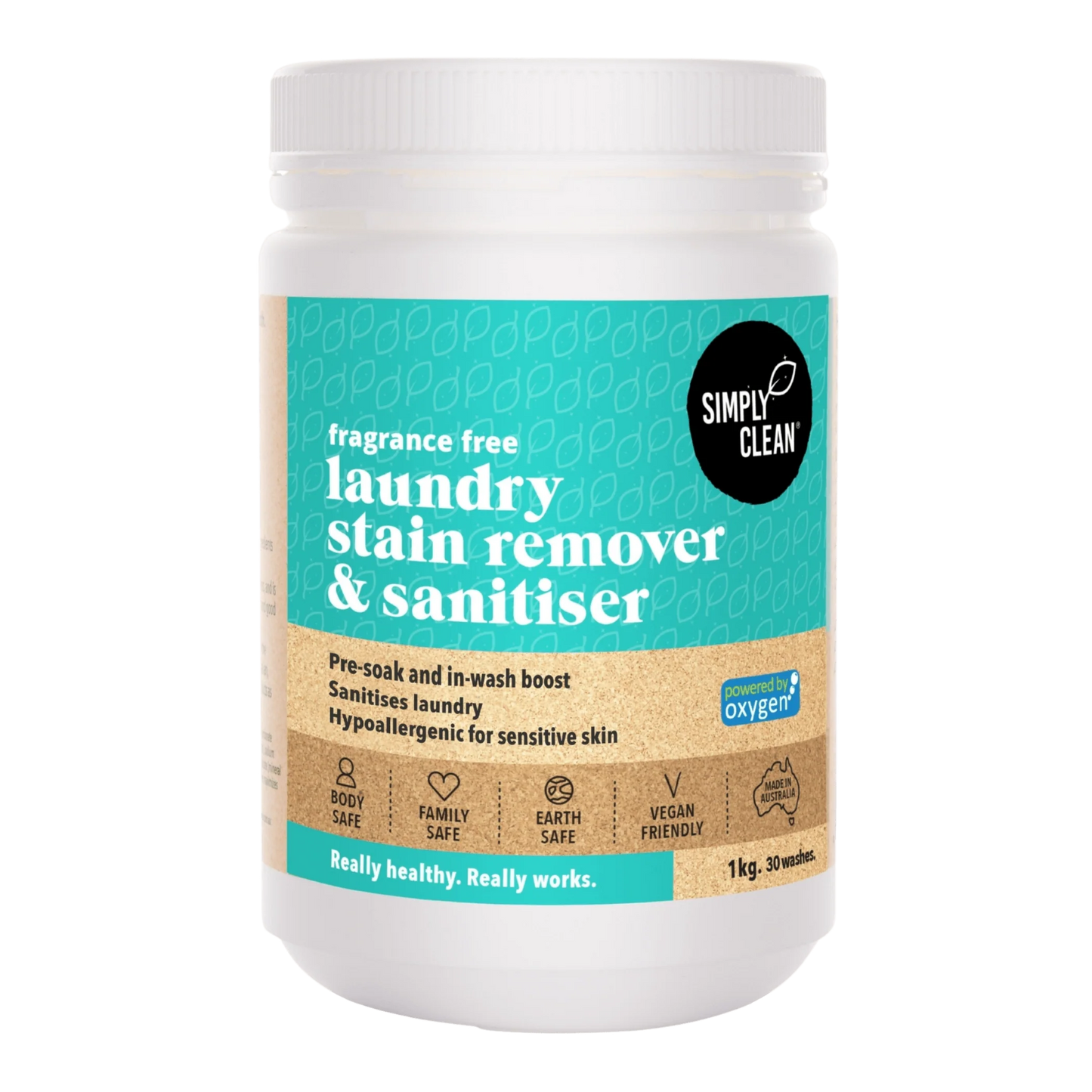 SimplyClean Laundry Stain Remover & Sanitiser 1kg
