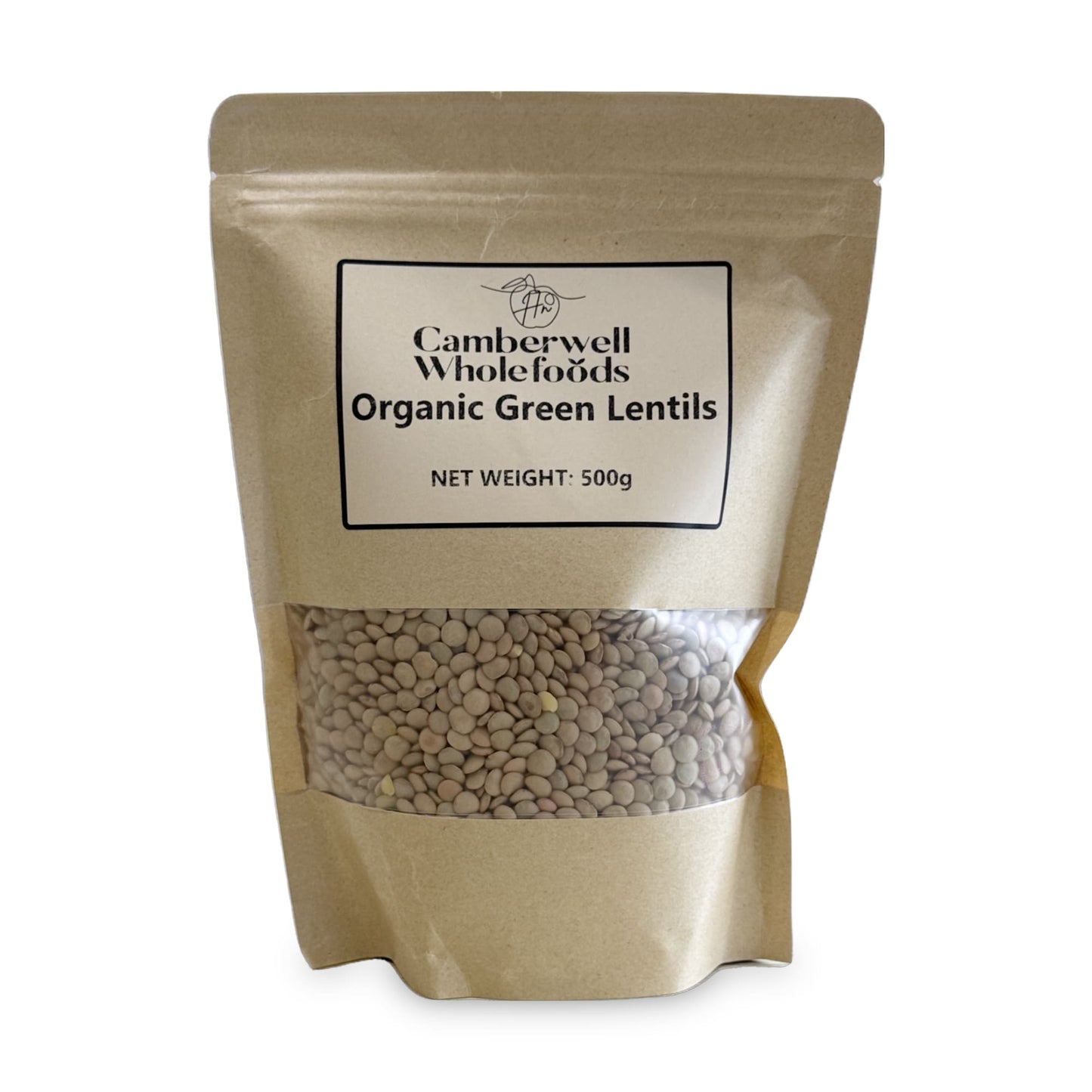 CW Organic AUS Green Lentils 500g