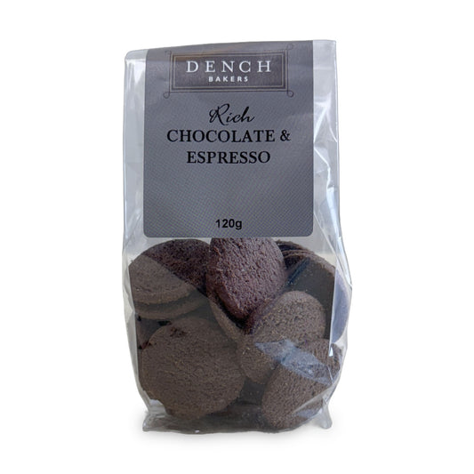 Dench Bakers Rich Chocolate Espresso Bisc 120g