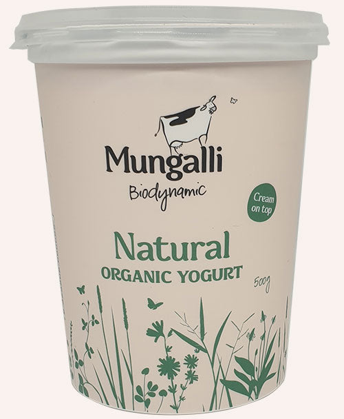 Mungalli Creek Biodynamic Natural Yogurt 500g