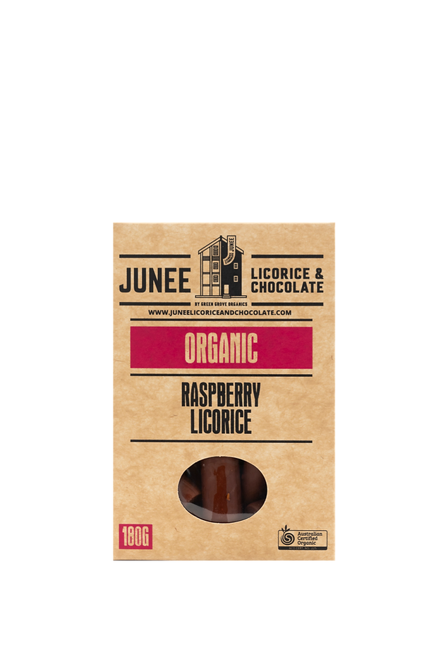 Green Grove Organic Raspberry Licorice 180g