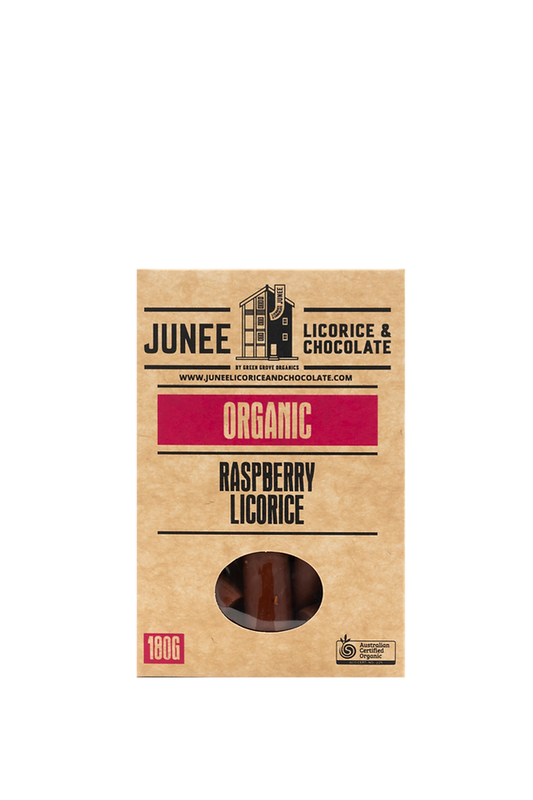 Green Grove Organic Raspberry Licorice 180g