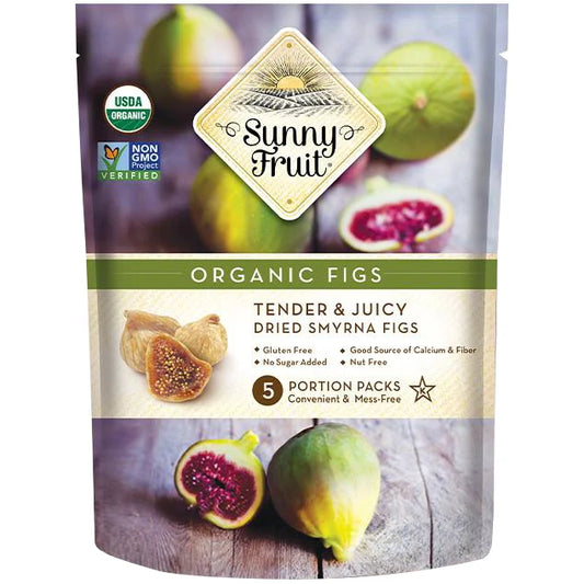 Sunny Fruit Organic Dried Figs 5 Pack 250g
