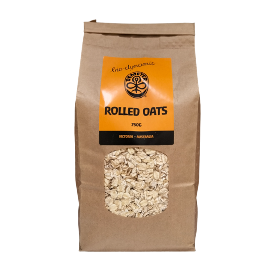 Demeter Biodynamic Rolled Oats 750g