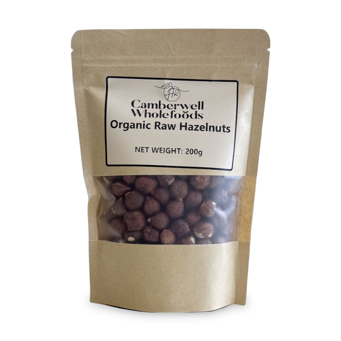 CW Organic Raw Hazelnuts 200g