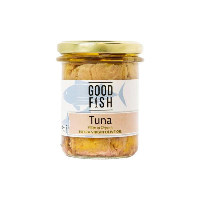 Good Fish Tuna in Organic Extra Virgin Olive Oil 195g