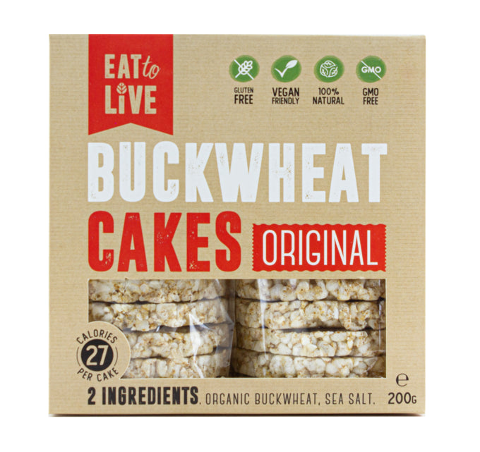 Eat To Live Buckwheat Cakes Original 220g