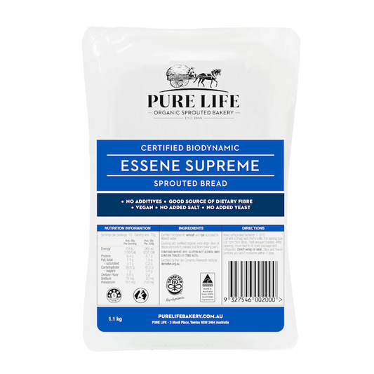 Pure Life Biodynamic Essene Supreme Sprouted Bread 1.1kg