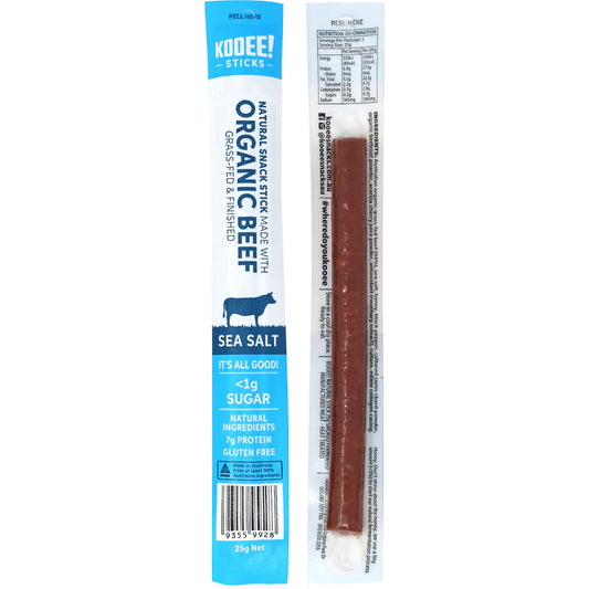 Kooee! Sticks Organic Beef Stick 25g