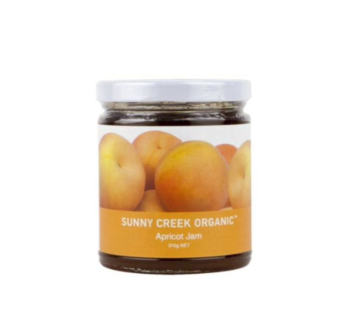 Sunny Creek Organic Apricot Jam 310g