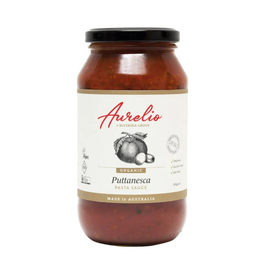 Aurelio Organic Puttanesca Pasta Sauce 500g