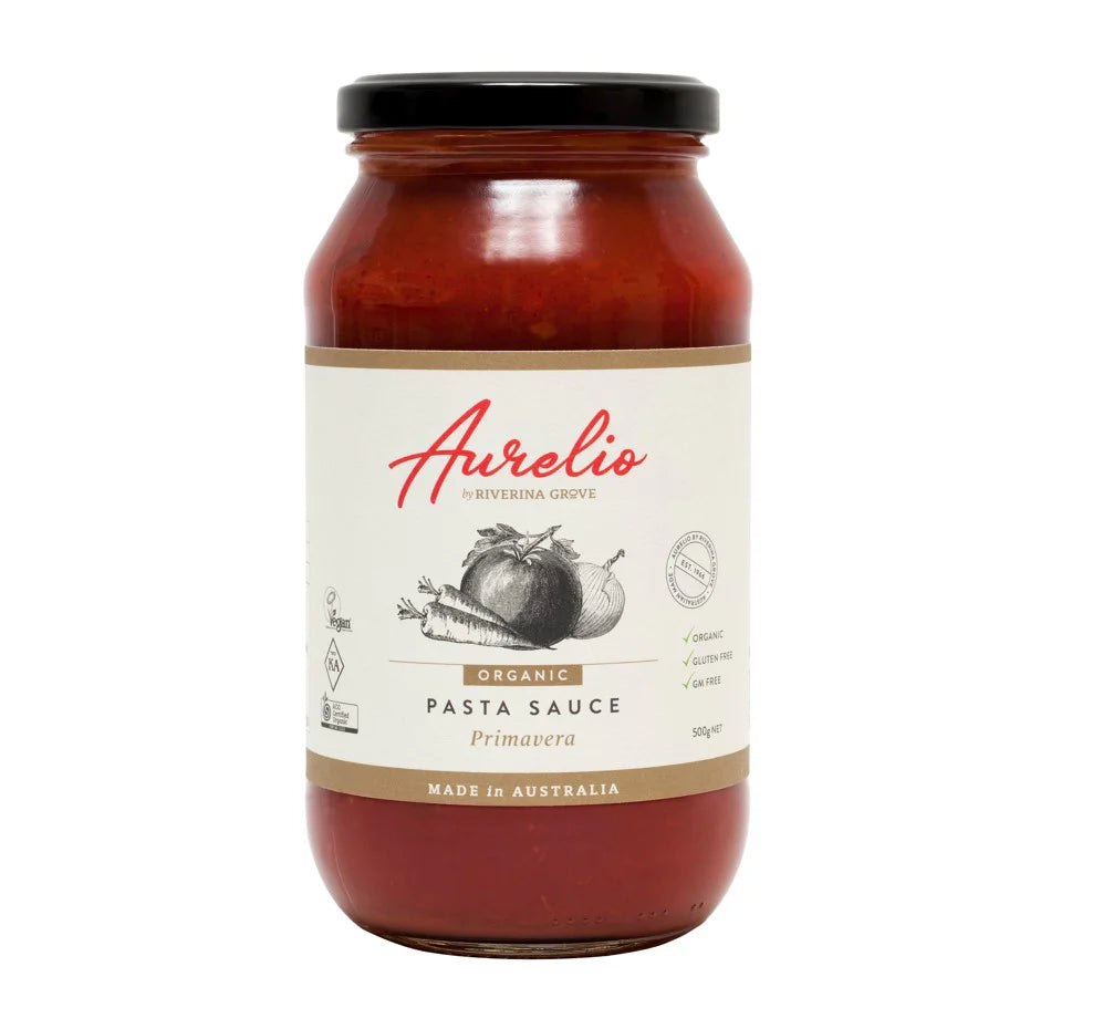 Aurelio Organic Primavera Pasta Sauce 500g