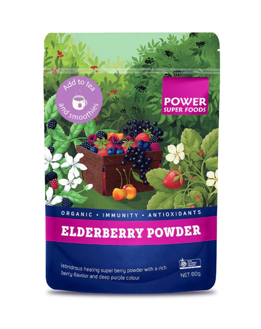 Power Super Foods Organic Elderberry Powder 60g