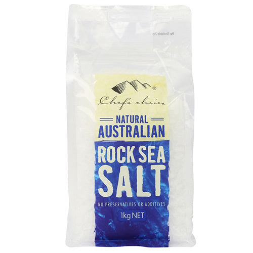 Chef's Choice Natural Australian Rock Sea Salt 1kg